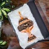 خرید شکلات خوری مسی الماس تراش با جعبه