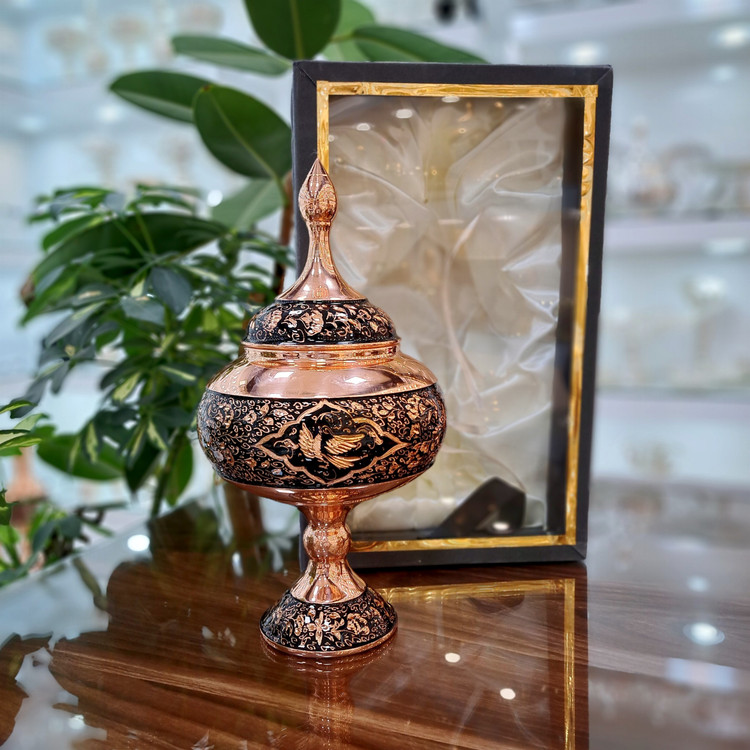 خرید شکلات خوری مسی الماس تراش برای هدیه