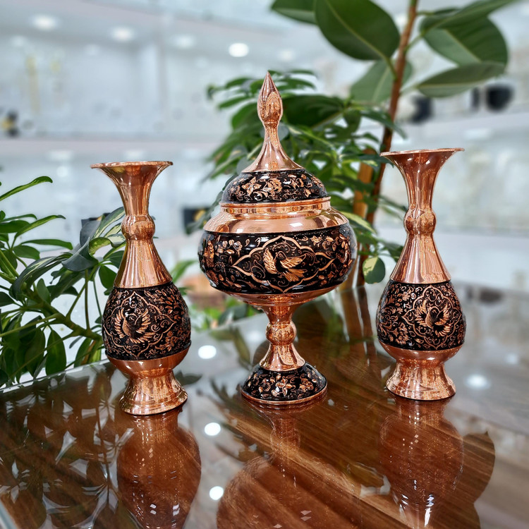 خرید ست گلدان و شکلات خوری الماس تراش با بهترین قیمت