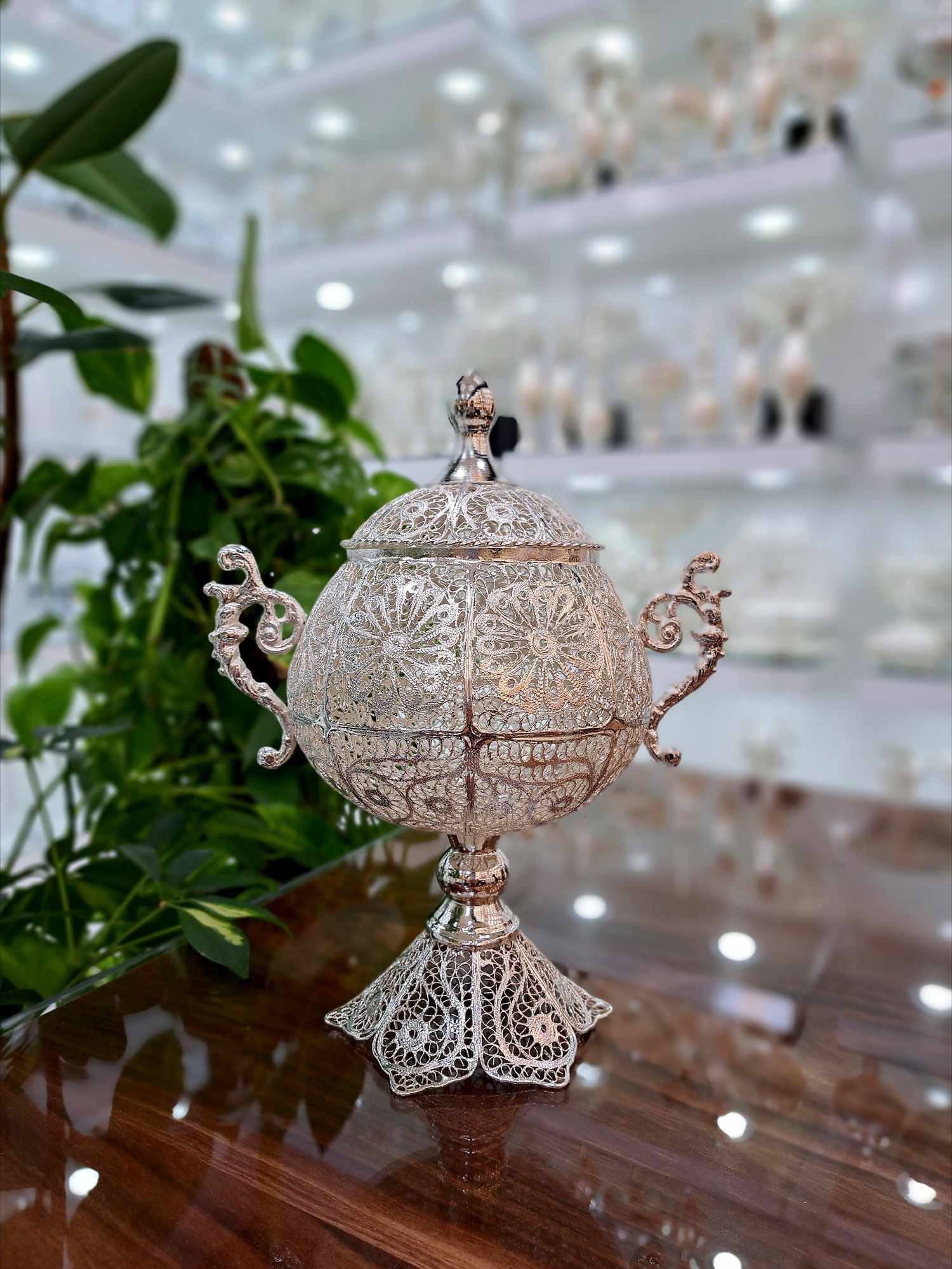 شکلات خوری ملیله کاری