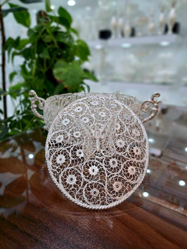 قیمت شکلات خوری ملیله کاری