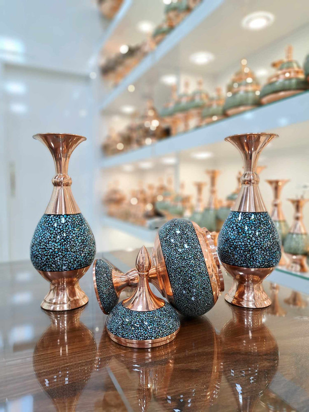 قیمت ست فیروزه کوبی نفیس با بهترین قیمت