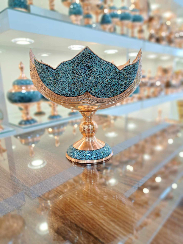 کشکول فیروزه کوبی بقل قلم