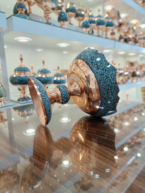 خرید میوه خوری مس و فیروز سایز 20