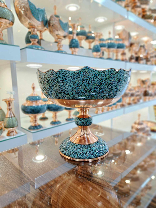 خرید میوه خوری فیروزه کوبی سایز بزرگ