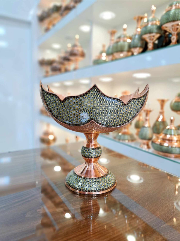 خرید کشکول مس و خاتم