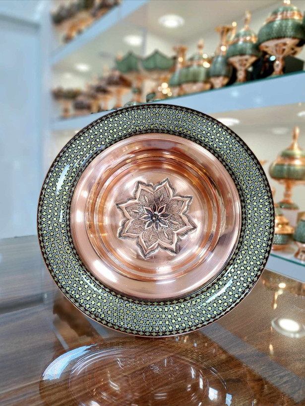 شیرینی خوری مس و خاتم اصفهان