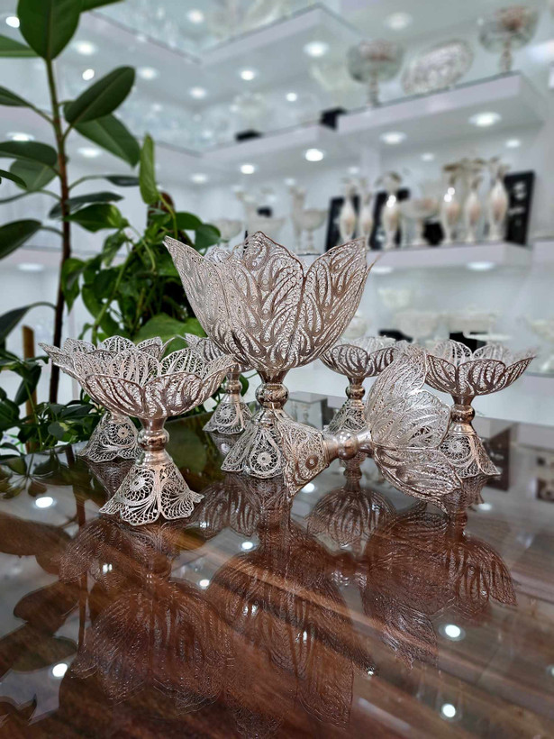 خرید ظروف ملیله کاری اصفهان مستقیم از تولیدی