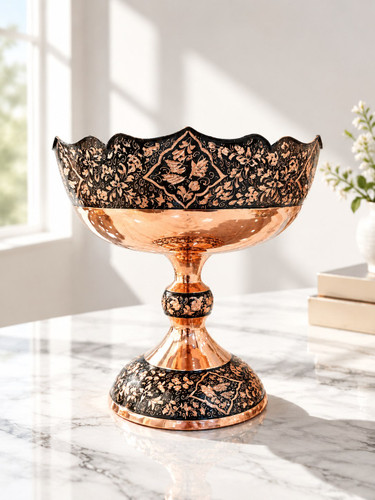 خرید میوه خوری مسی الماس تراش سایز30